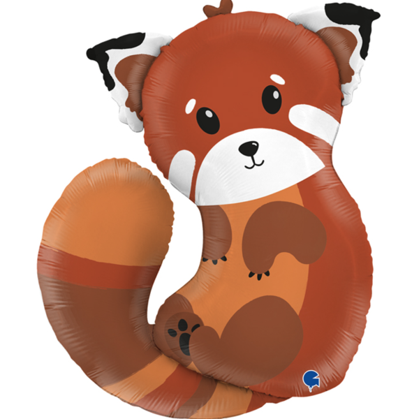 XXL Folienballon Figur - Rotbrauner Fuchs - 71cm